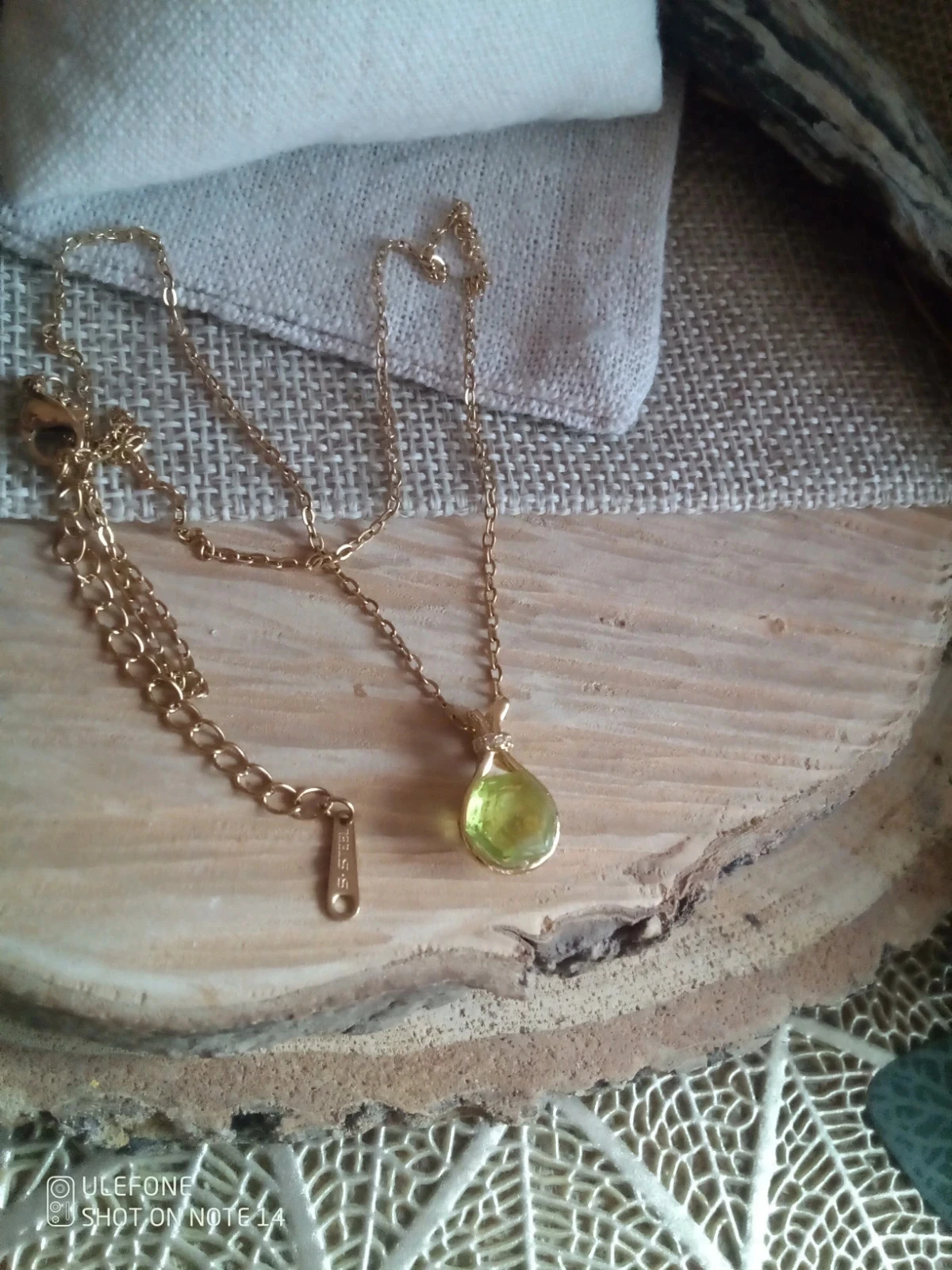Collier péridot pierre naturelle – photo 2